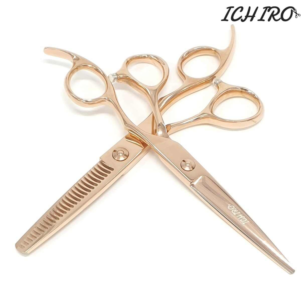 Ichiro Rose Gold Hairdressing Scissor Set