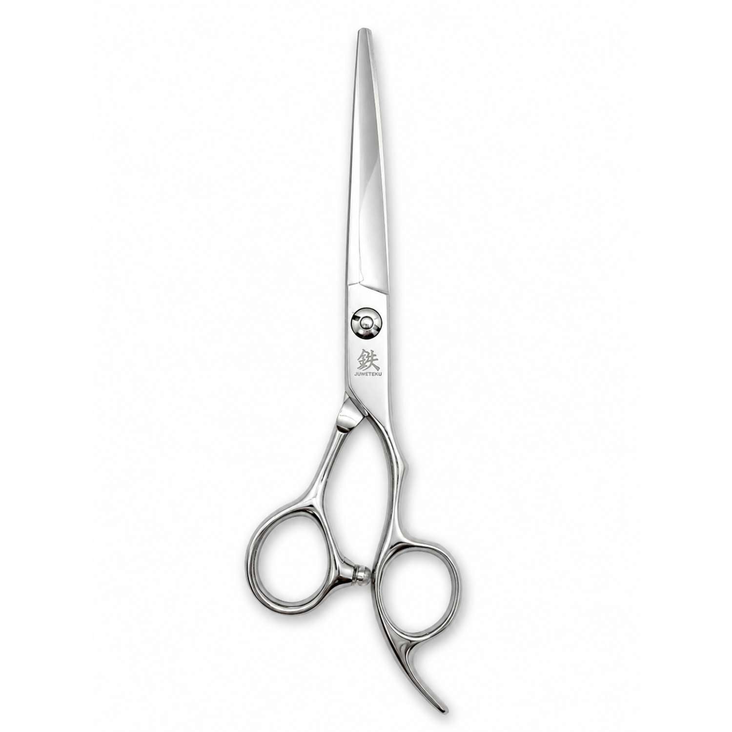 Juntetsu Premium Series: Cobalt Sword Haircutting Scissors - front view (SKU: JUN-COB-C55)