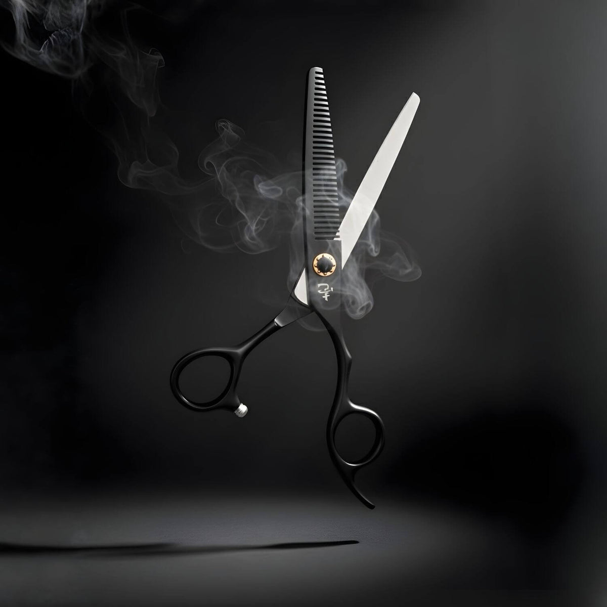 Ichiro Matte Black Thinning Scissors (SKU: ICH-MTB-T60)