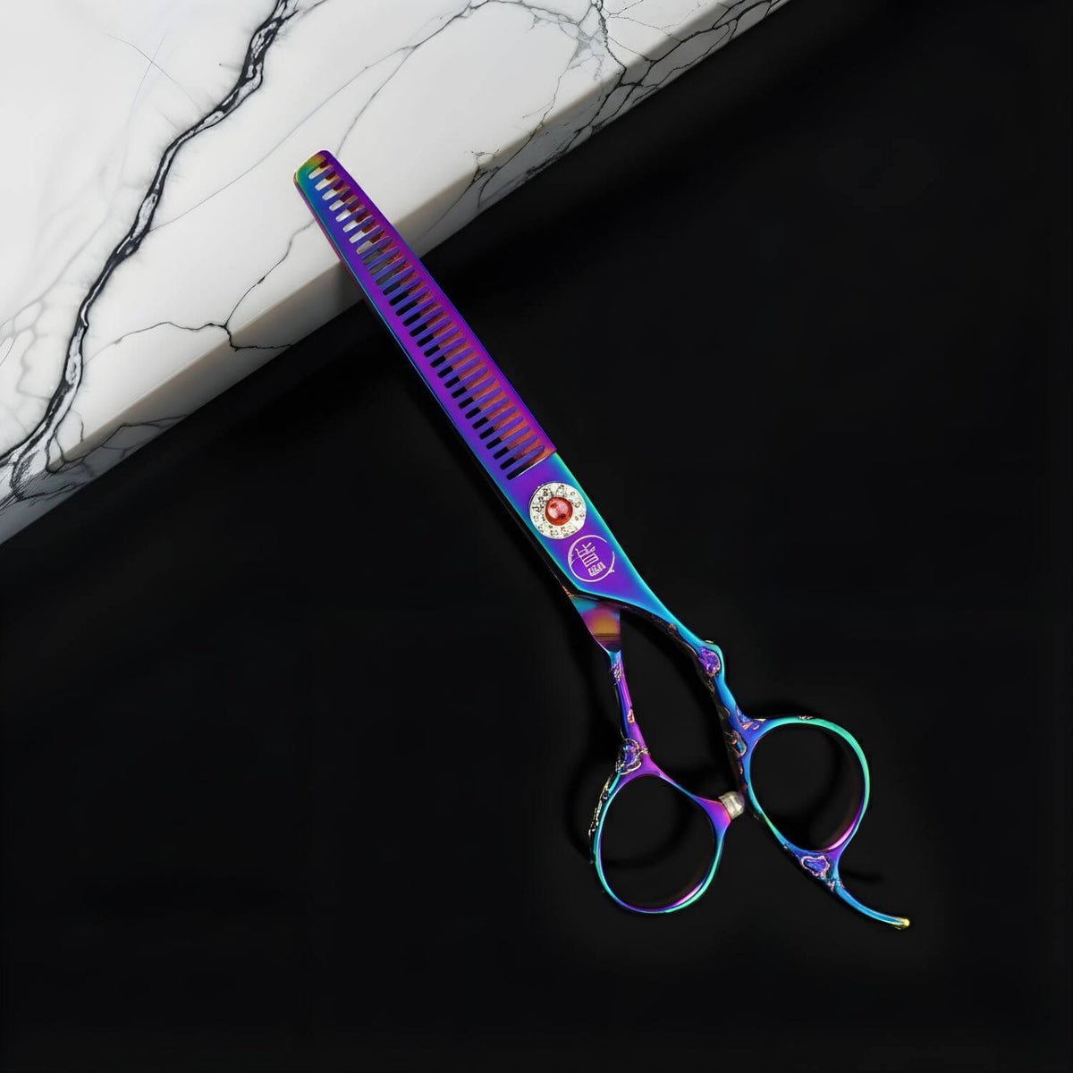 Mina Rainbow II Cutting Scissors (SKU: MIN-RNB-C60 MIN-RNB-S6055  MIN-RNB-RM606055)
