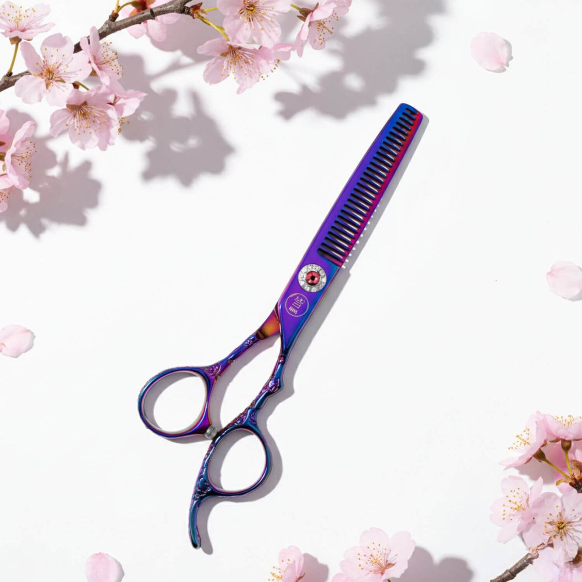 Mina Rainbow II Thinning Scissors (SKU: MIN-RNB-T60   MIN-RNB-S6055  MIN-RNB-RM606055)