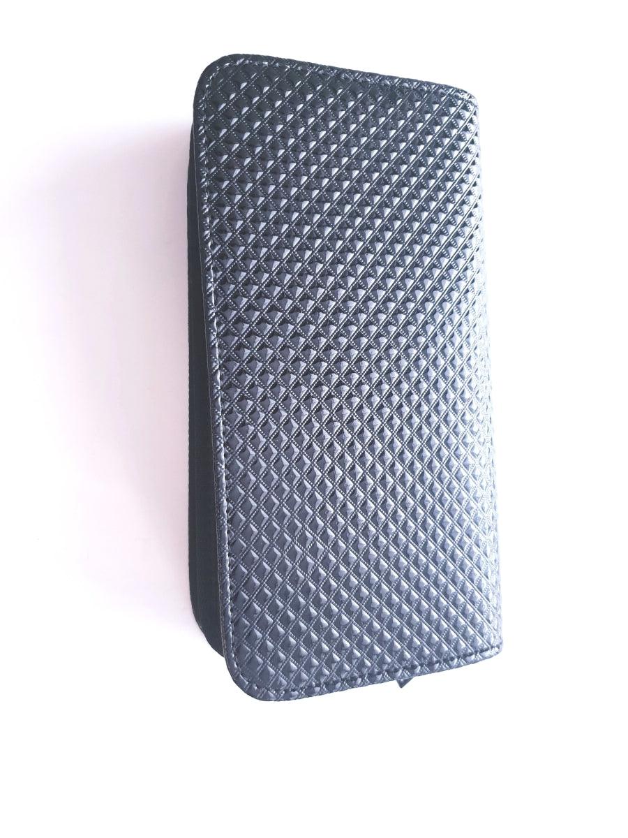 4pcs - Black Leather Scissors Pouch in - Leather Pouch For Hair Stylists &amp; Barbers