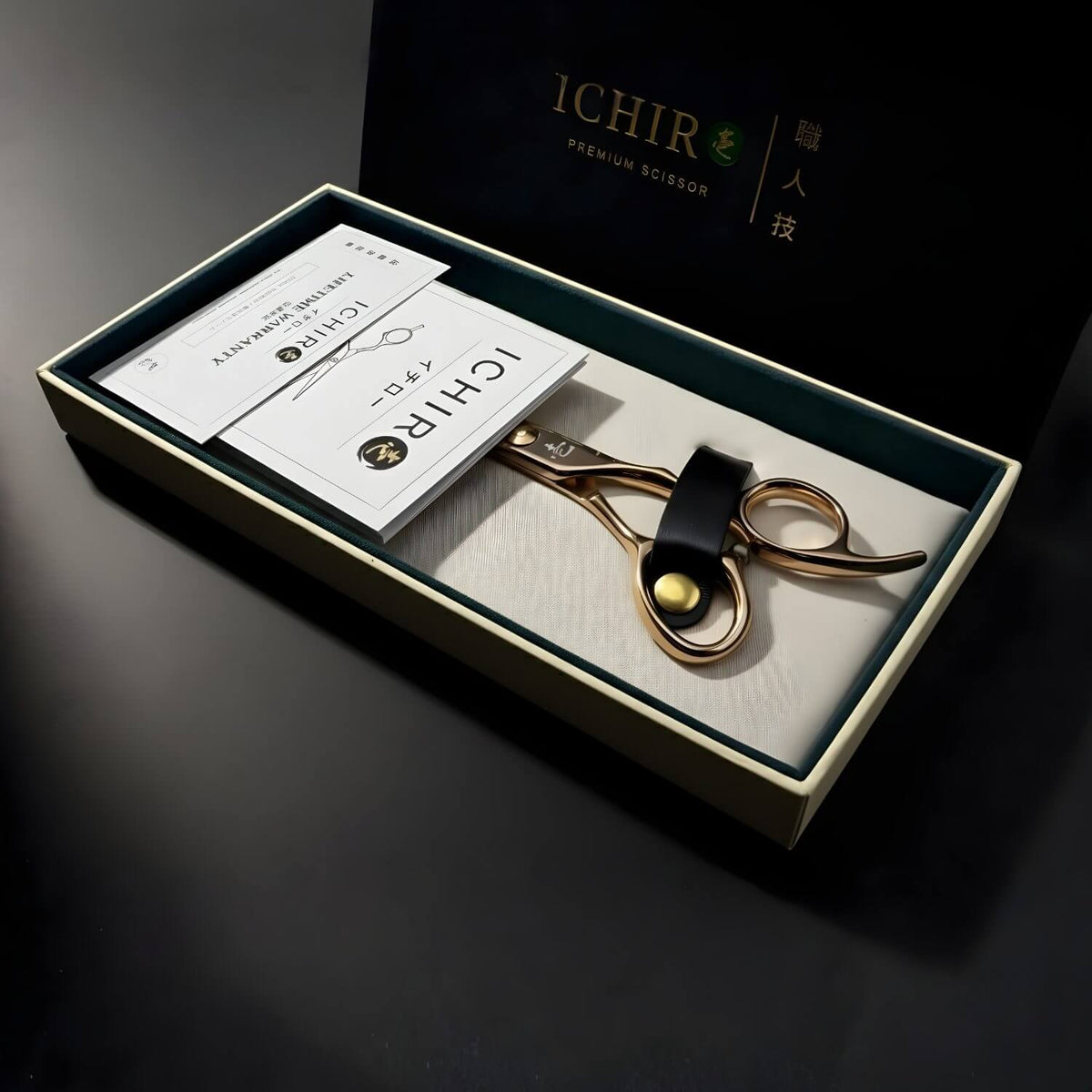 Ichiro Ash Gold Hair Thinning Scissors (SKU: ICH-ASH-T60 ICH-ASH-S50 ) 