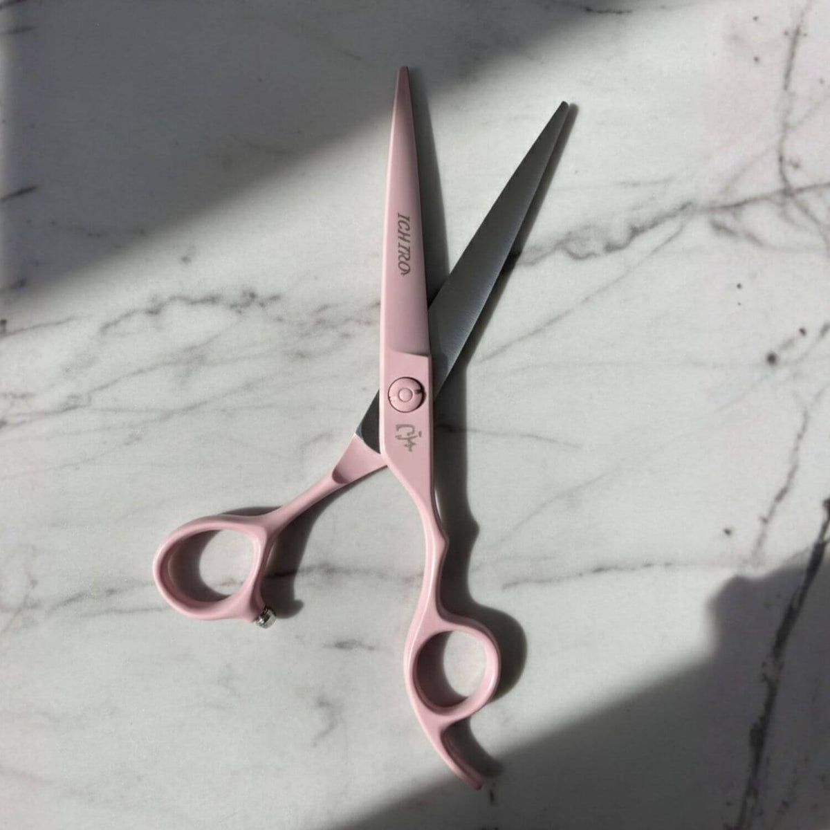Ichiro Pastel Pink Hair Cutting  Scissors From Tokyo Japan (SKU: ICH-PNK-M5050 ICH-PNK-C50)