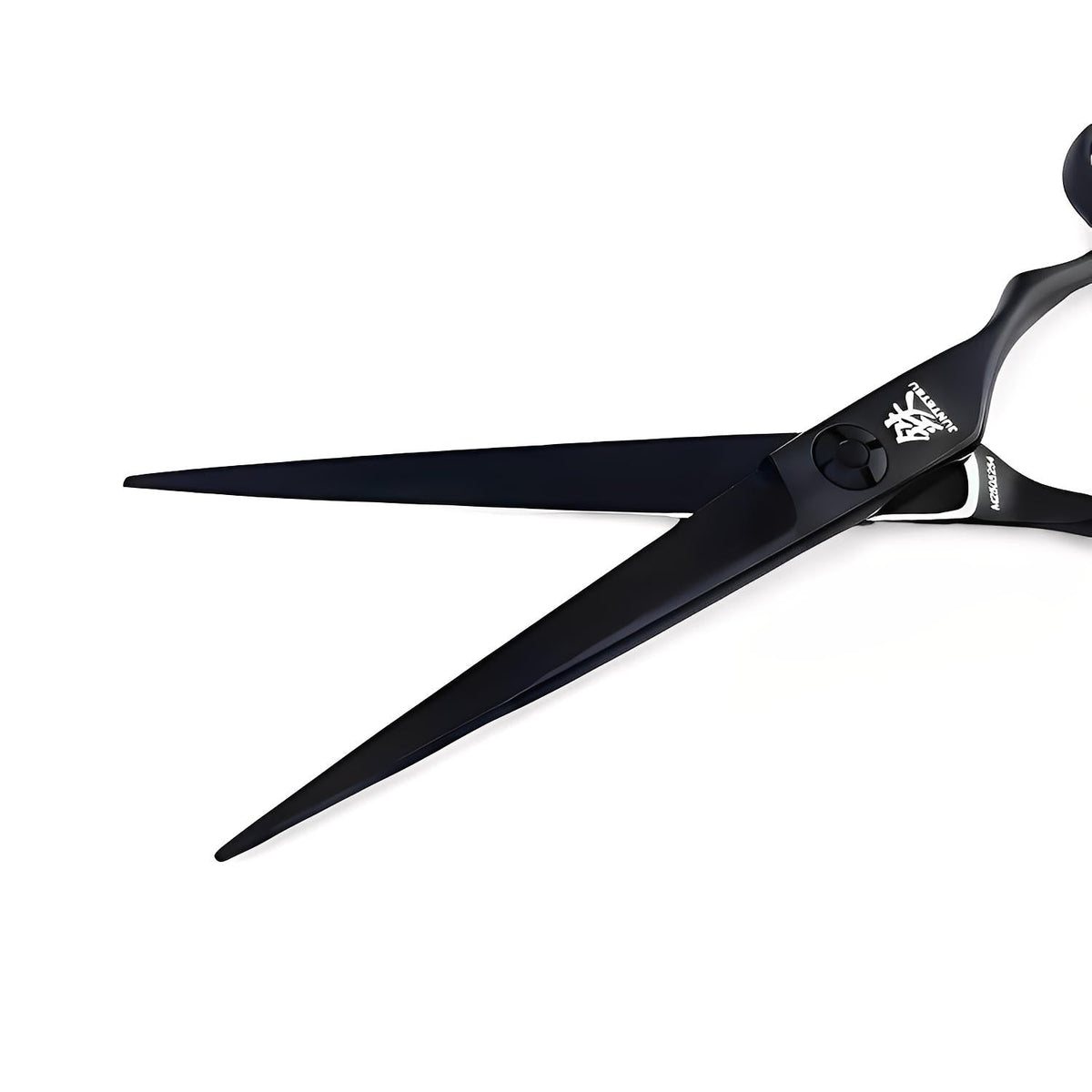 Juntetsu Matte Black Offset Professional Scissors Set 5.0&quot; Cutting &amp; Thinning Scissor (SKU: JUN-JMTB-S50)