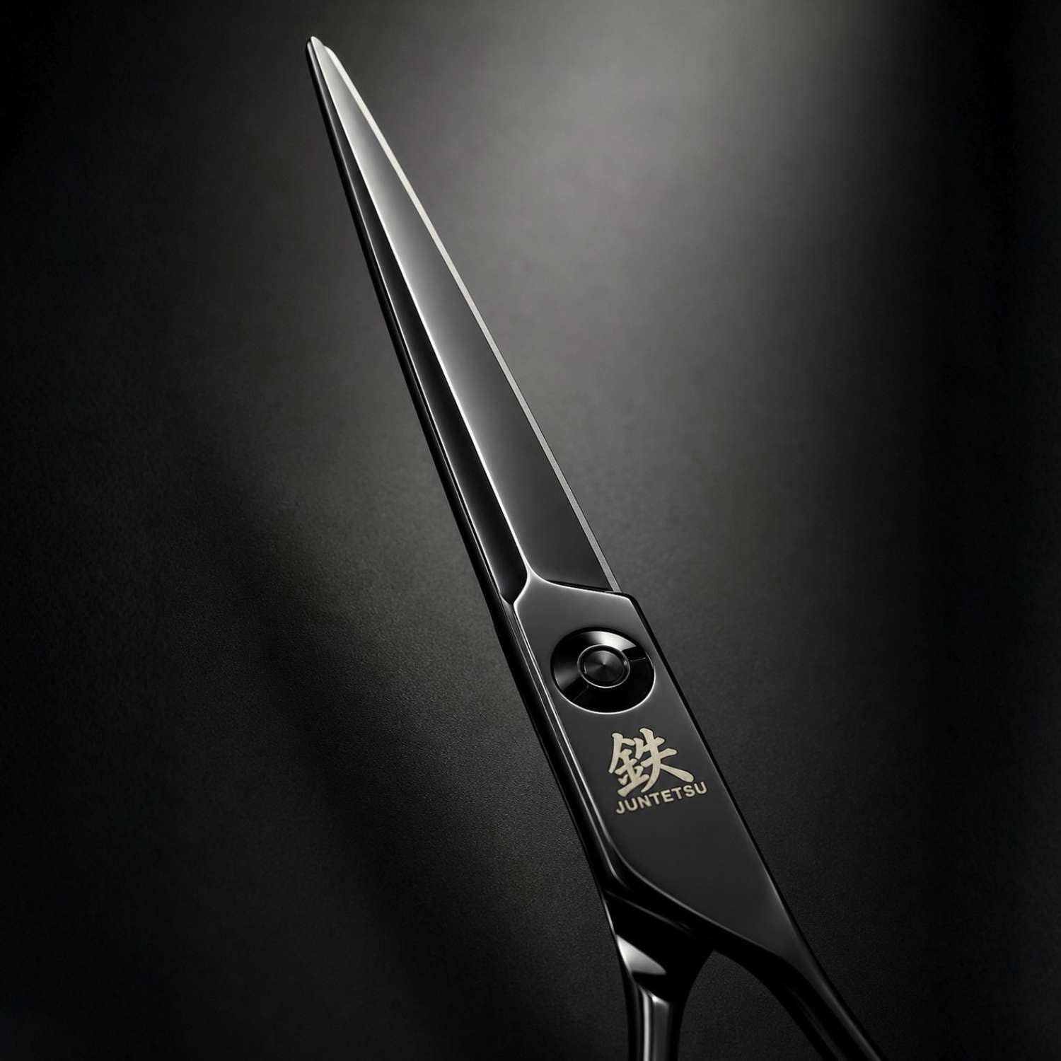 Juntetsu Black Cobalt Hair Cutting Scissors - Scissor Hub Australia