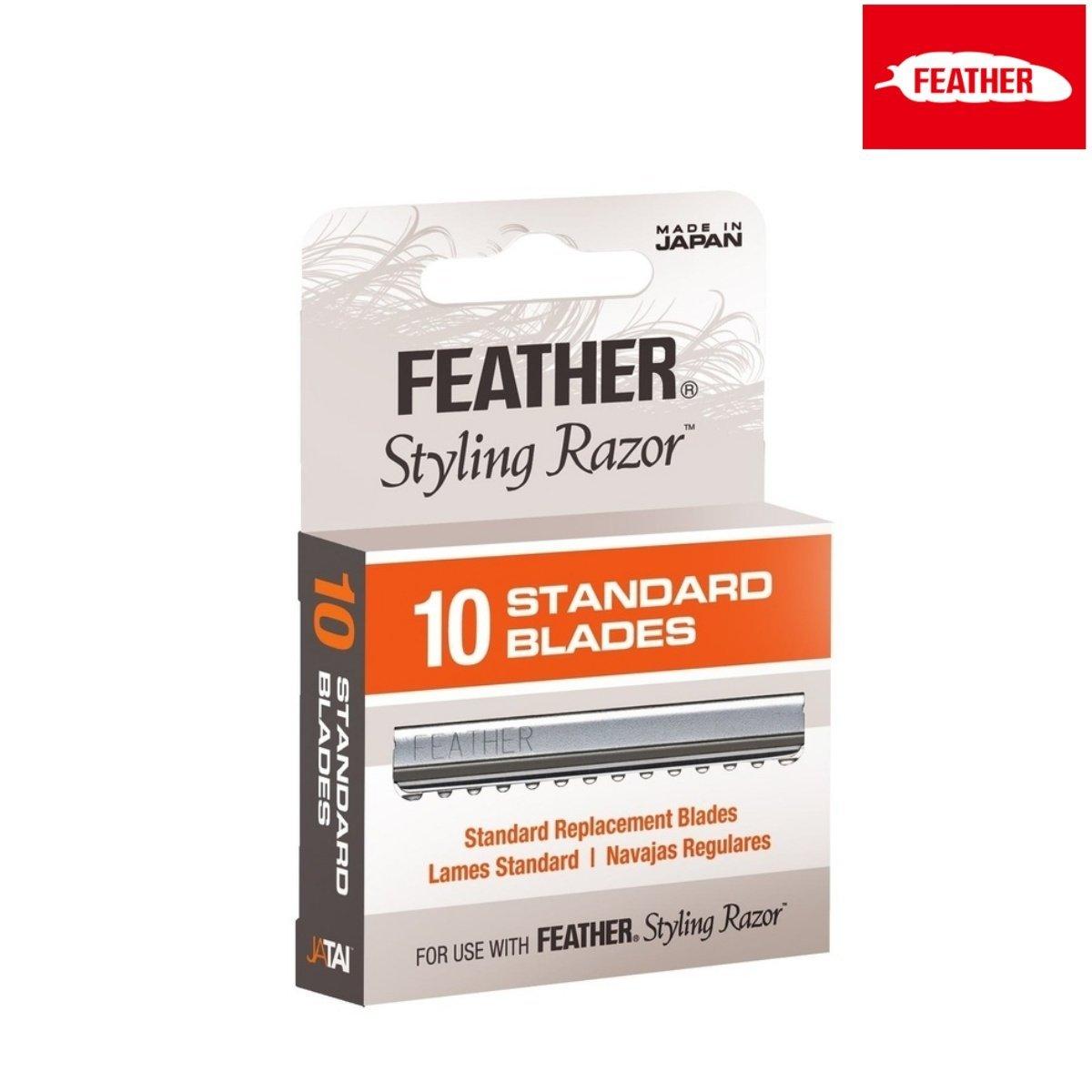 Feather Standard Blades For Styling & Texturizing Razors in - Styling Razor For Hair Stylists & Barbers