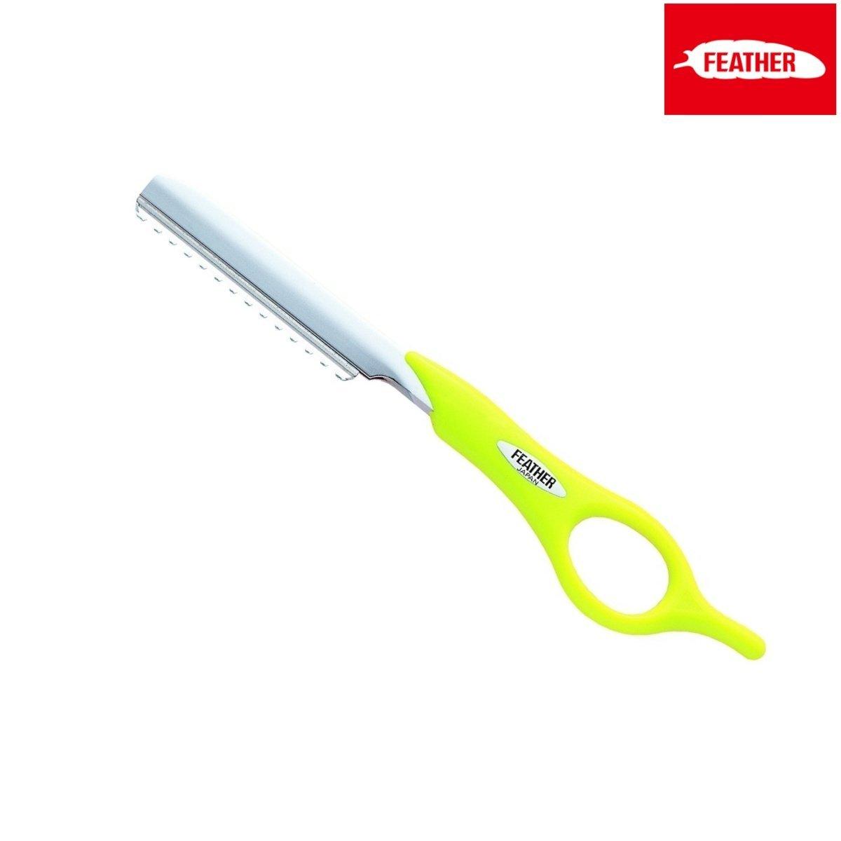 Feather Styling &amp; Texturizing Razor Short Handle in - Styling Razor For Hair Stylists &amp; Barbers