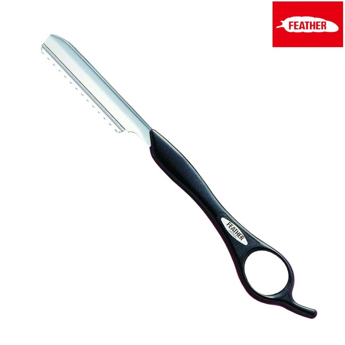 Feather Styling Razor Standard Handle Type in - Styling Razor For Hair Stylists &amp; Barbers