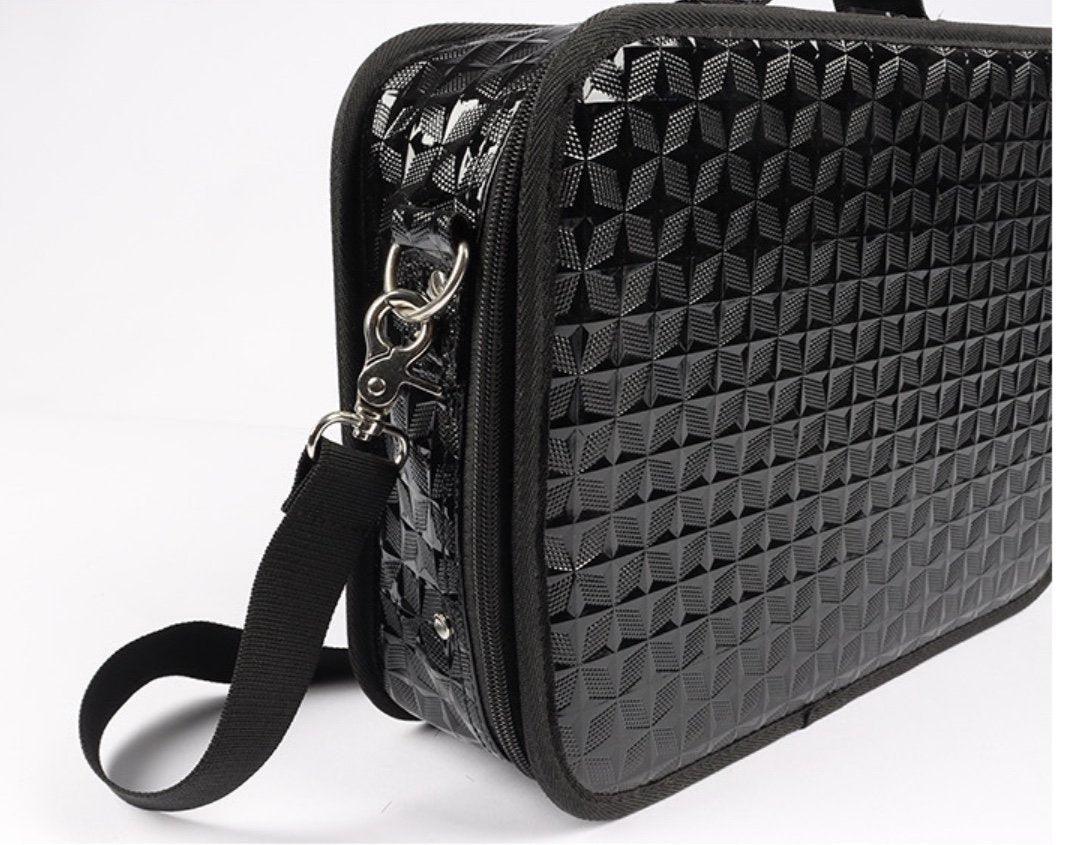 Hairdressing Scissor Toolbox: Protect Shears &amp; Hair Tools in - Leather Pouch For Hair Stylists &amp; Barbers