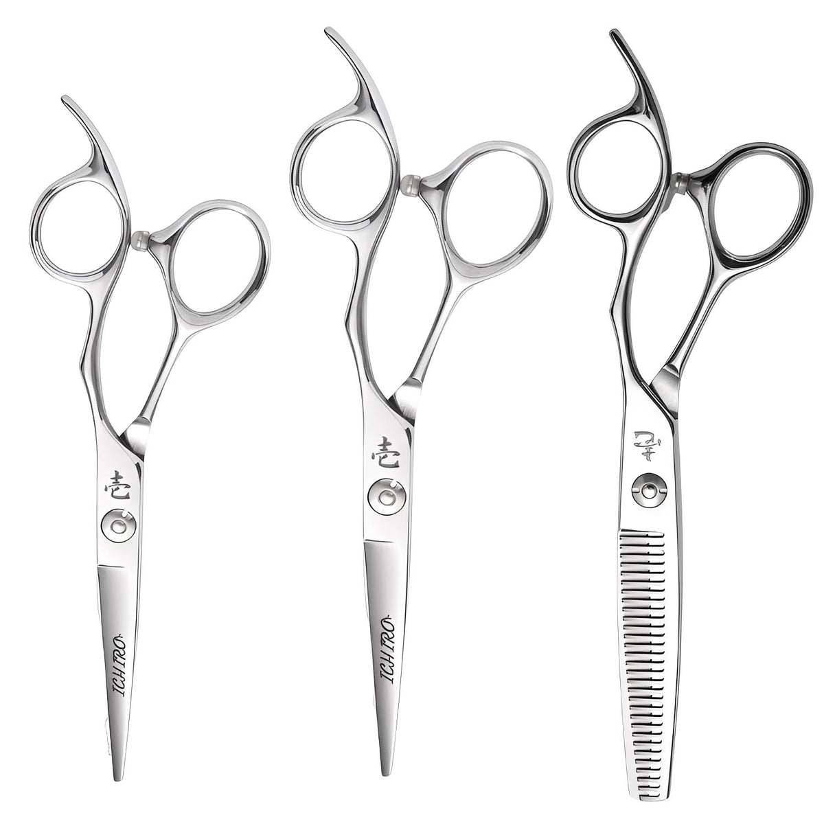 Ichiro Ergo Serrated Hairdressing Scissor Master Set (SKU: ICH-ERGO-MST)