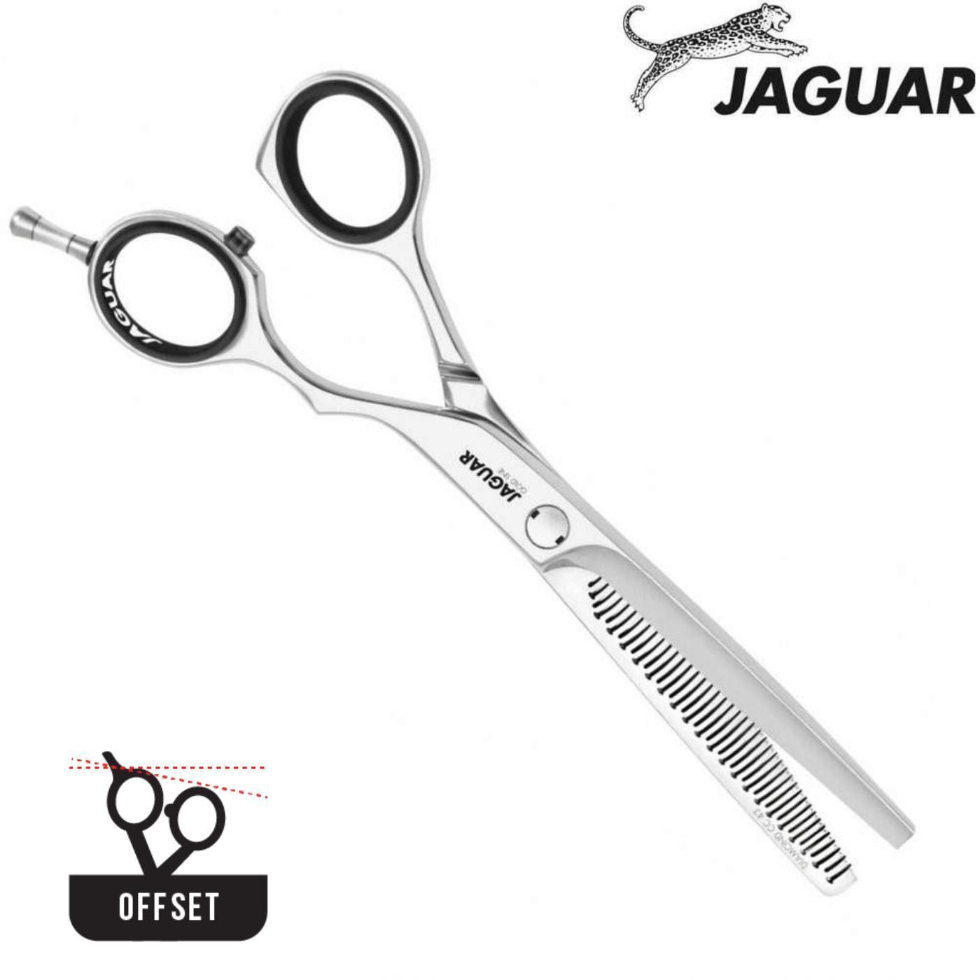 Jaguar Gold Line Diamond E Offset Thinning Scissors (SKU: JAG-21555)
