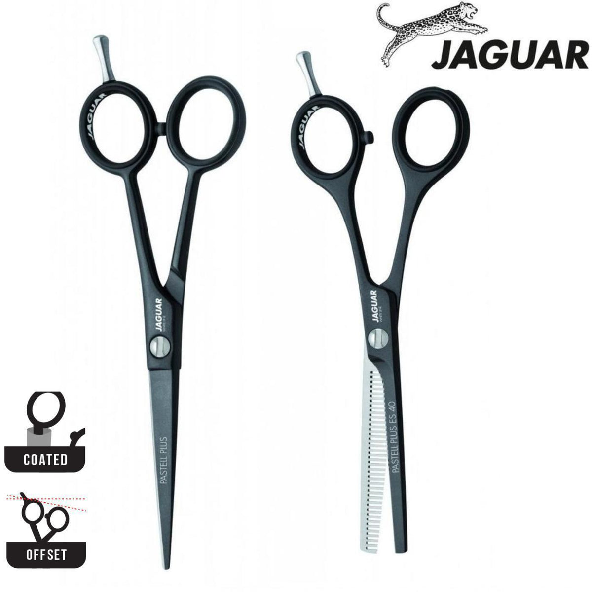 Jaguar Pastell Plus Black Lava Cutting &amp; Thinning Set (SKU: JAG-4752-2-SET)