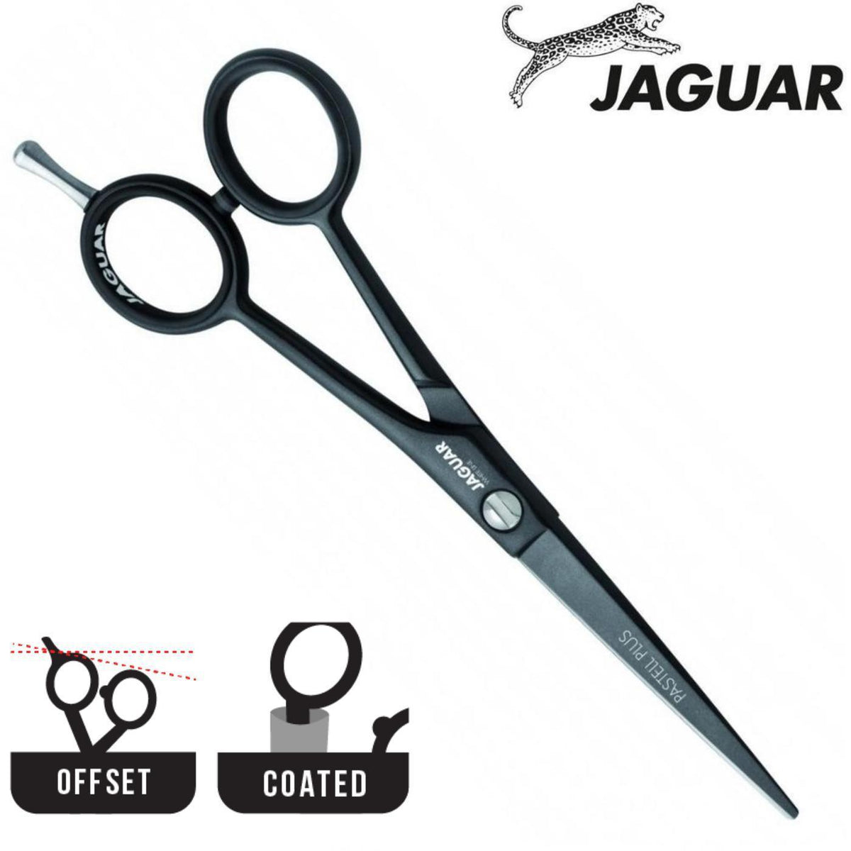 Jaguar Pastell Plus Black Lava Hairdressing Scissors (SKU: JAG-4752-2)