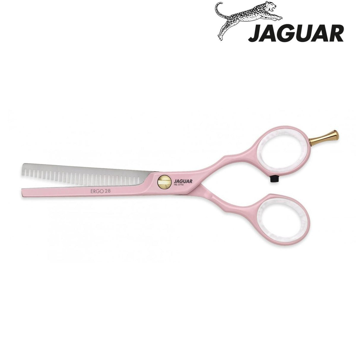 Jaguar Pre Style Ergo 28 Pink Thinning Scissors (SKU: JAG-83855-1)