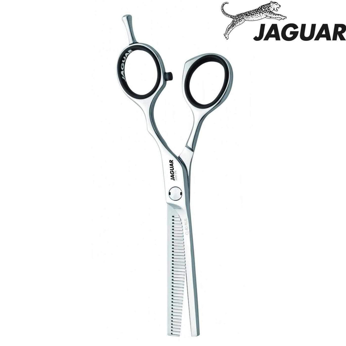 Jaguar Silver Line CJ 40 Plus Left-Handed Offset Hair Thinning Scissors (SKU: JAG-99526)