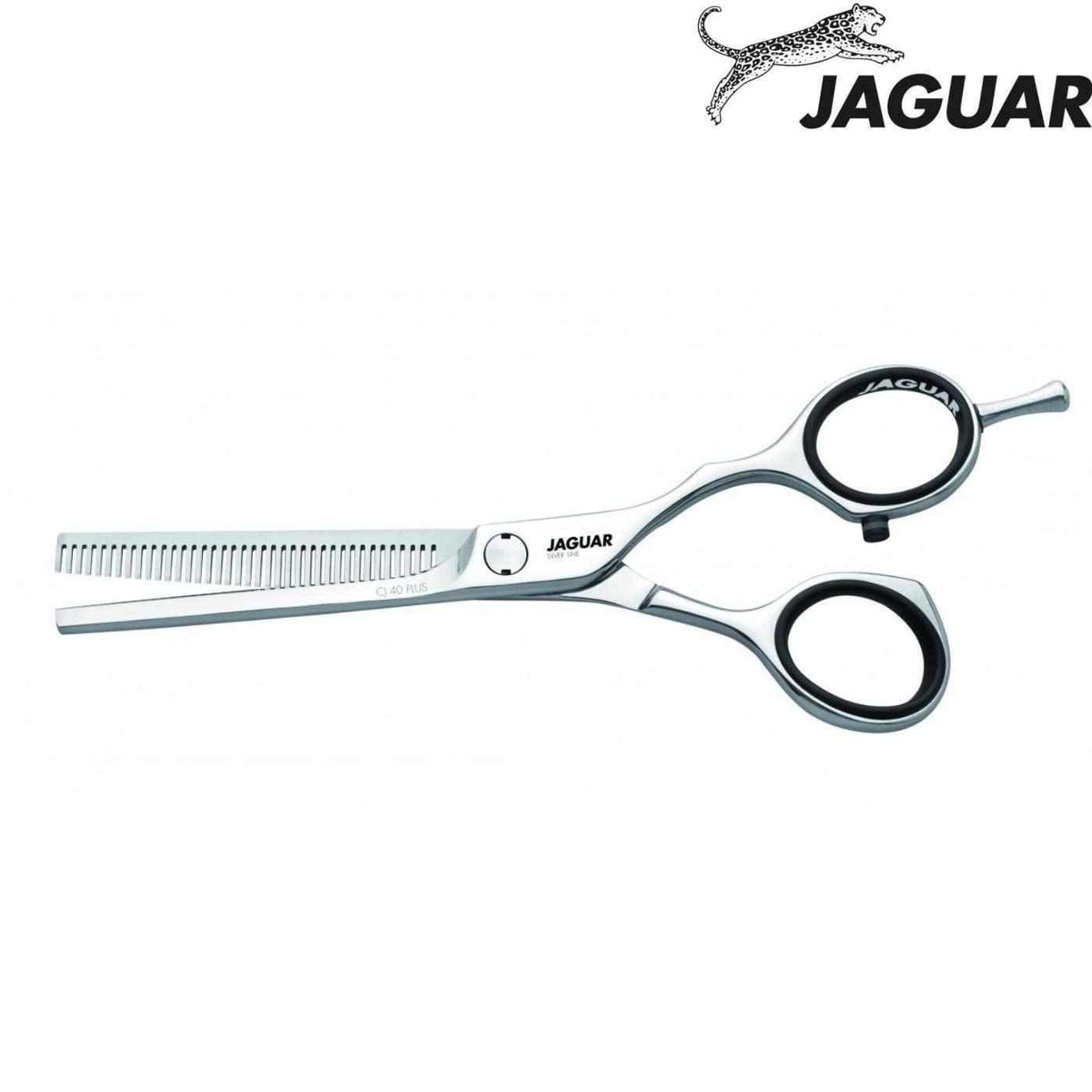 Jaguar Silver Line CJ 40 Plus Left-Handed Offset Hair Thinning Scissors (SKU: JAG-99526)
