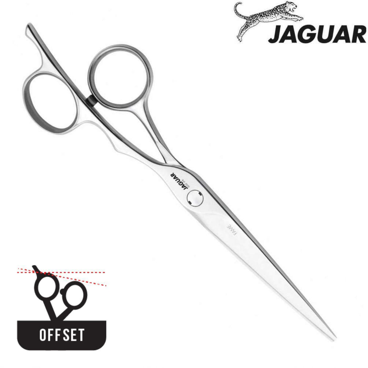 Jaguar Silver Line Fame Offset Hair Cutting Scissors (SKU: JAG-70055)