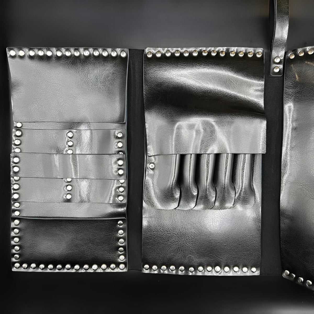 Juntetsu Heritage Studded Scissor Wallet: Protects 4 Shears (SKU: JUN-JUNTETSU-HER-STUD-4PC)