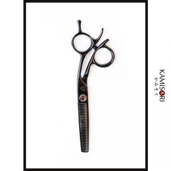 Kamisori Black Diamond III Hairdressing Scissor Set in - Hair Cutting &amp; Thinning Scissors Set For Hair Stylists &amp; Barbers