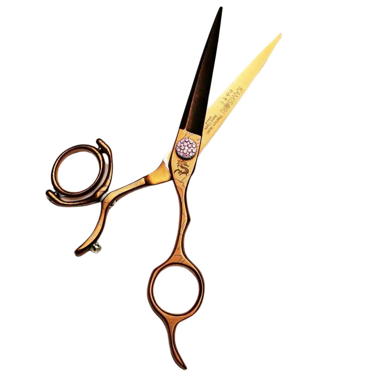 Kamisori Jewel III Double Swivel Haircutting Scissors in - Hair Cutting Scissors For Hair Stylists &amp; Barbers