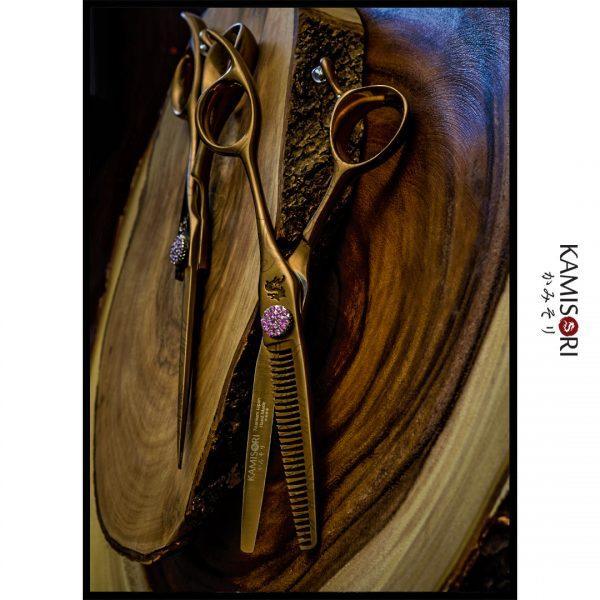 Kamisori Pro Jewel III Hairdressing Scissor Set in - Hair Cutting &amp; Thinning Scissors Set For Hair Stylists &amp; Barbers