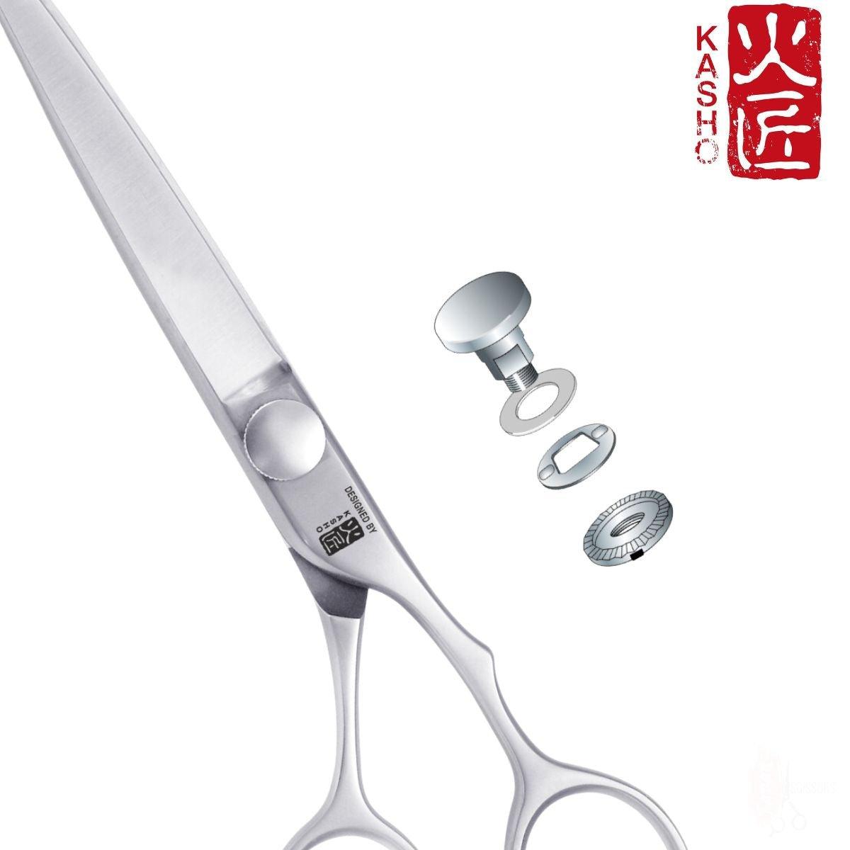 Kasho Balanced Precision Offset Hair Cutting Scissors in - Hair Cutting Scissors For Hair Stylists &amp; Barbers (SKU: SCKBP60OS)