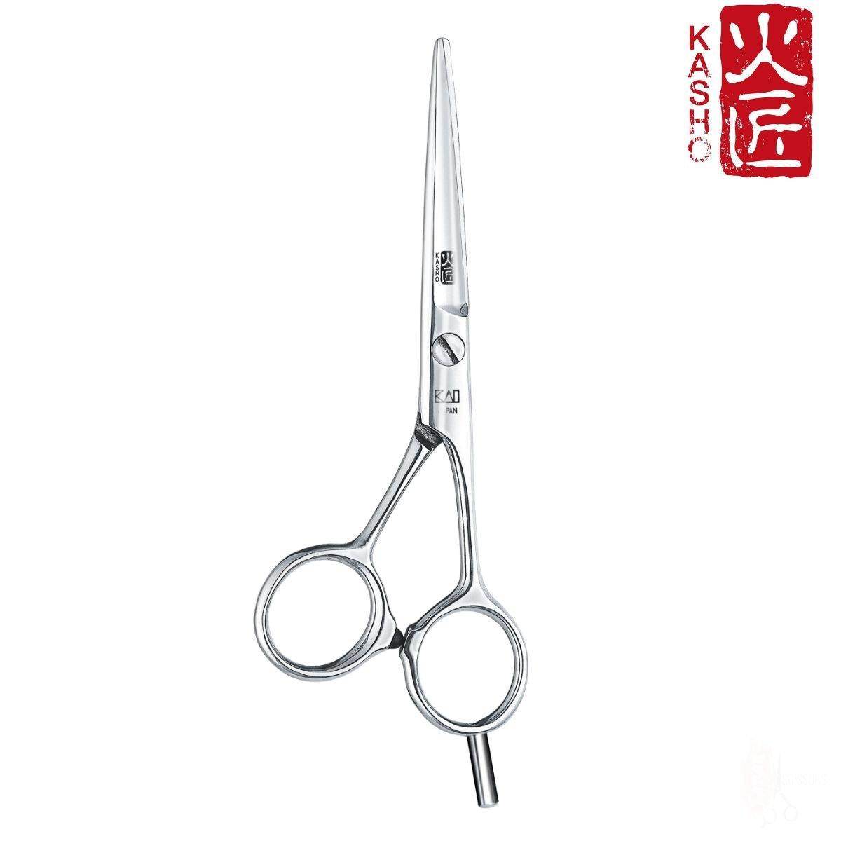 Kasho Blue Offset Hair Cutting Scissors in - Hair Cutting Scissors For Hair Stylists &amp; Barbers (SKU: SCKCB45OS)