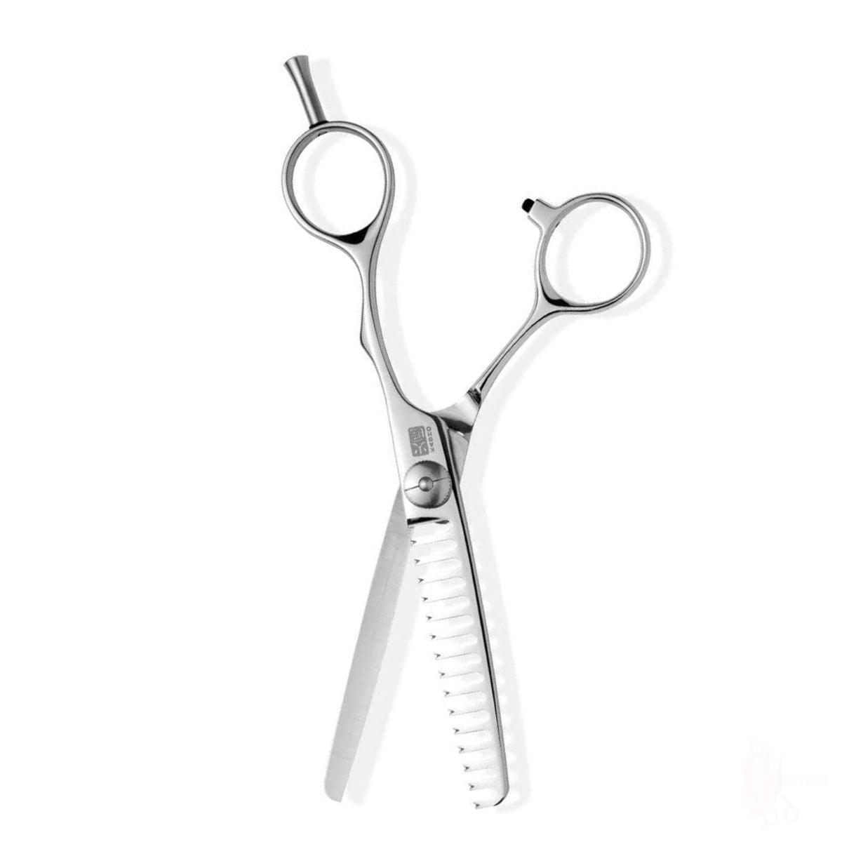 Kasho Design Master 15 Tooth Texturizing Scissors in - Hair Thinning Scissors For Hair Stylists &amp; Barbers (SKU: SCKDMT215OS)