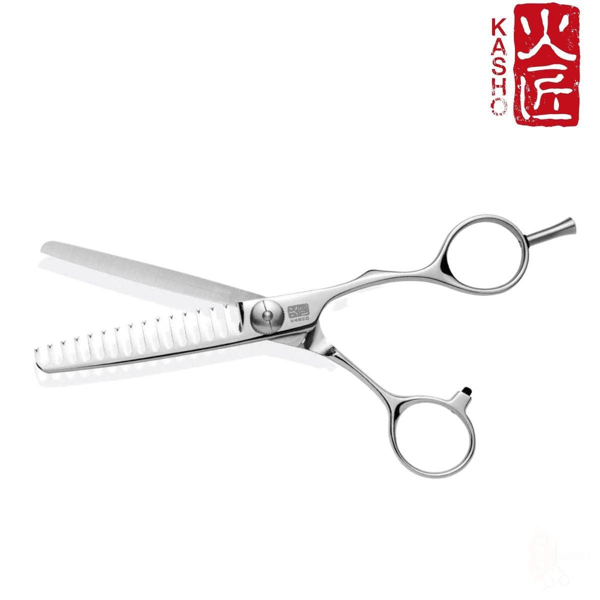 Kasho Design Master 30 Tooth Thinning Scissors in - Hair Thinning Scissors For Hair Stylists &amp; Barbers (SKU: SCKDMT230OS)
