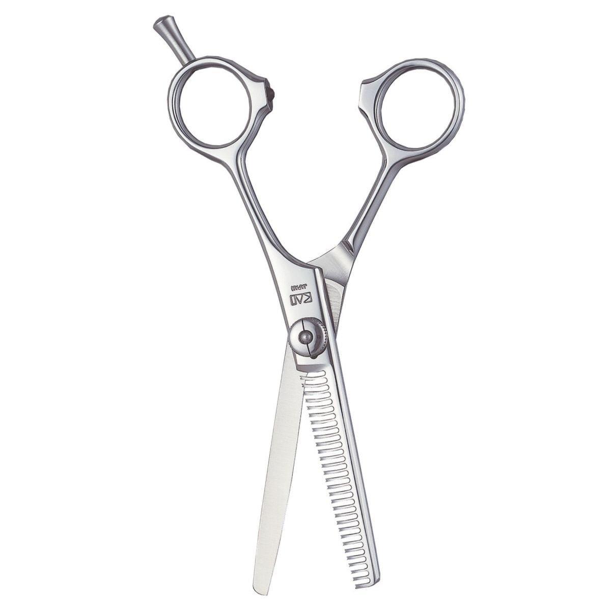 Kasho Green Hair Thinning Scissors in - Hair Thinning Scissors For Hair Stylists & Barbers (SKU: SCKGRT15)