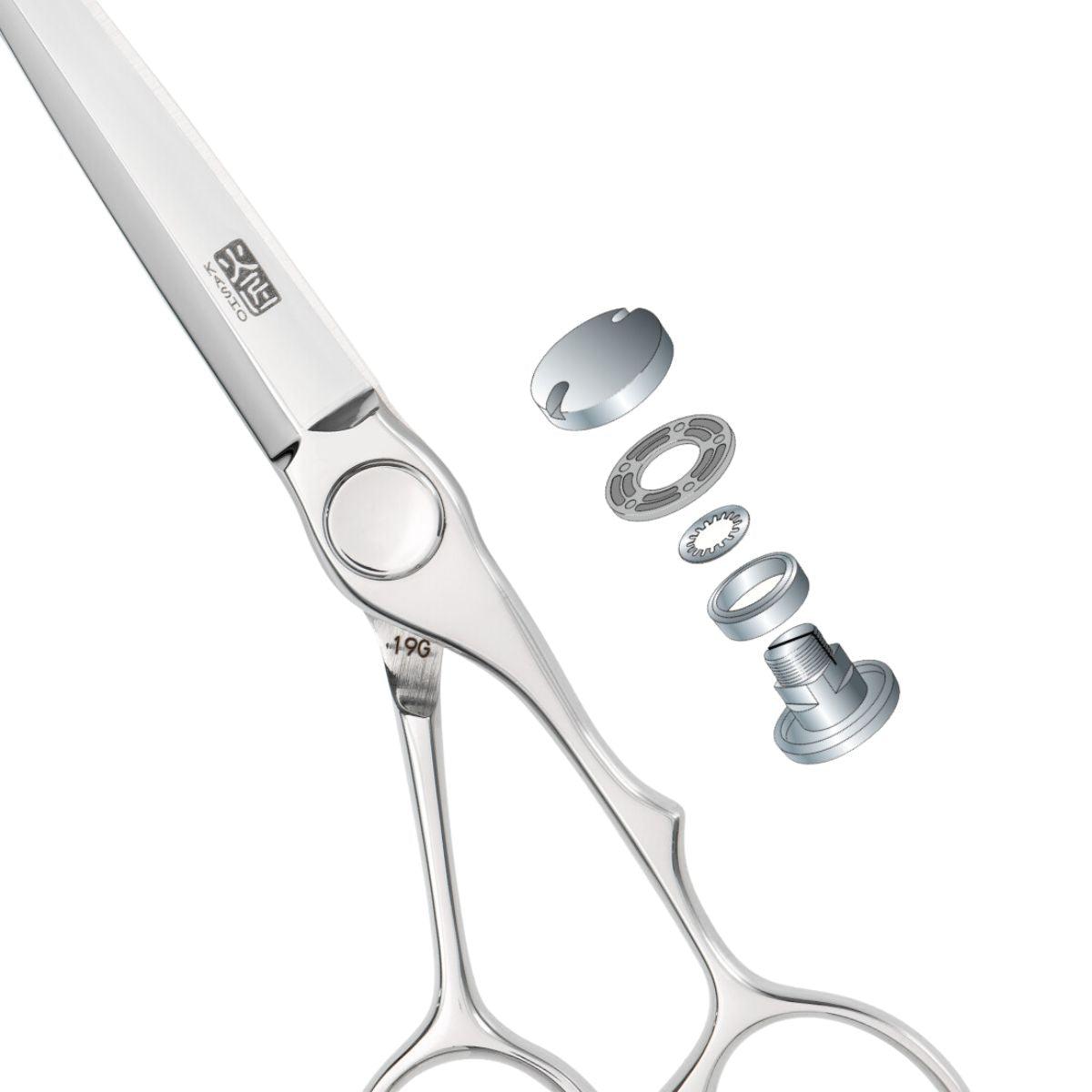 Kasho Millennium Straight Hair Cutting Scissors in - Hair Cutting Scissors For Hair Stylists &amp; Barbers (SKU: SCKML53S)