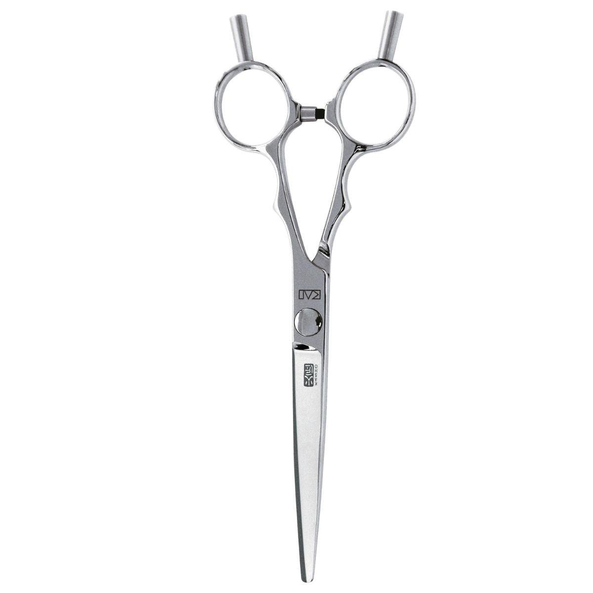 Kasho Silver Straight Hair Cutting Scissors in - Hair Cutting Scissors For Hair Stylists &amp; Barbers (SKU: SCKSI55S)