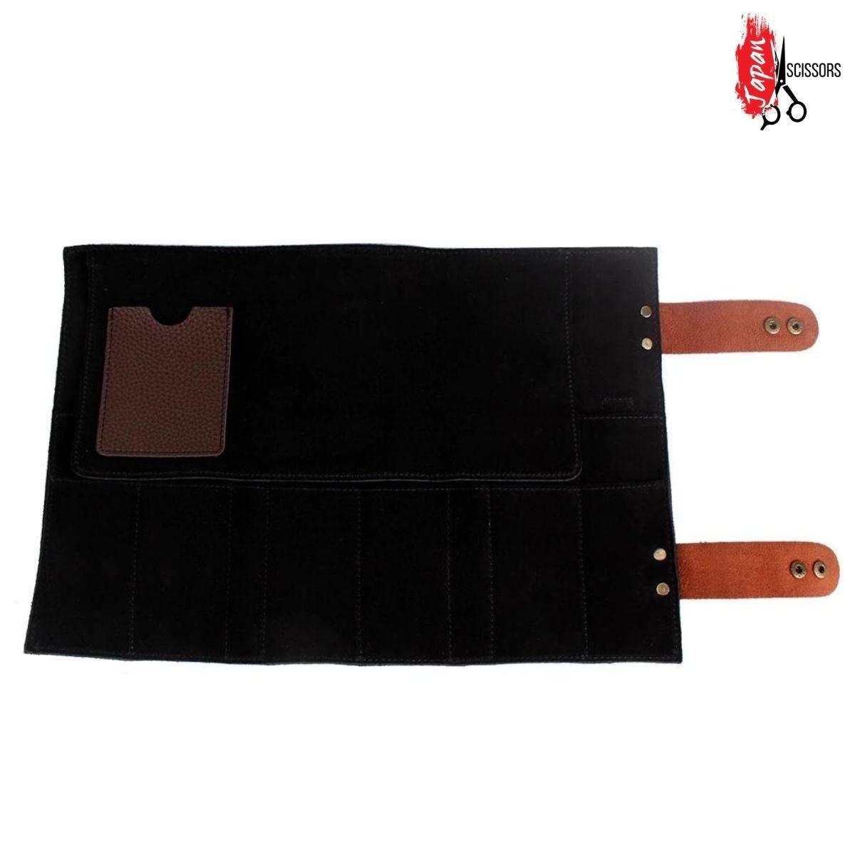 Scissors Roll Bag (Wallet): Protecting Up To 12 Scissors in - Leather Pouch For Hair Stylists &amp; Barbers