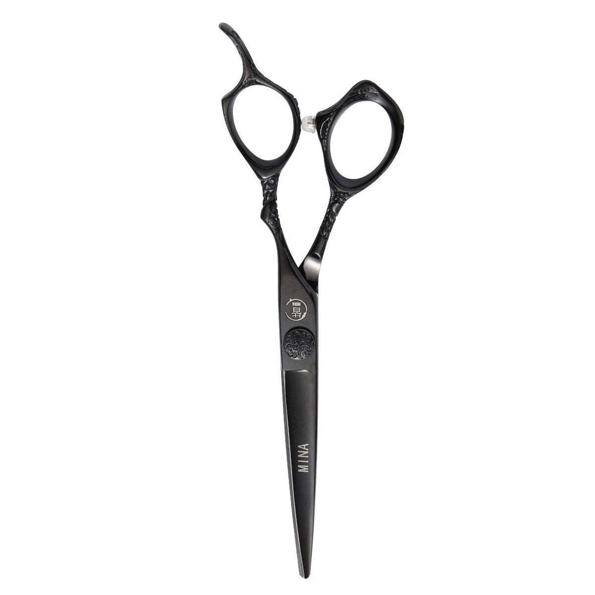 Mina Ash Black Hairdressing Scissor Set (SKU: MIN-ASH-S55)