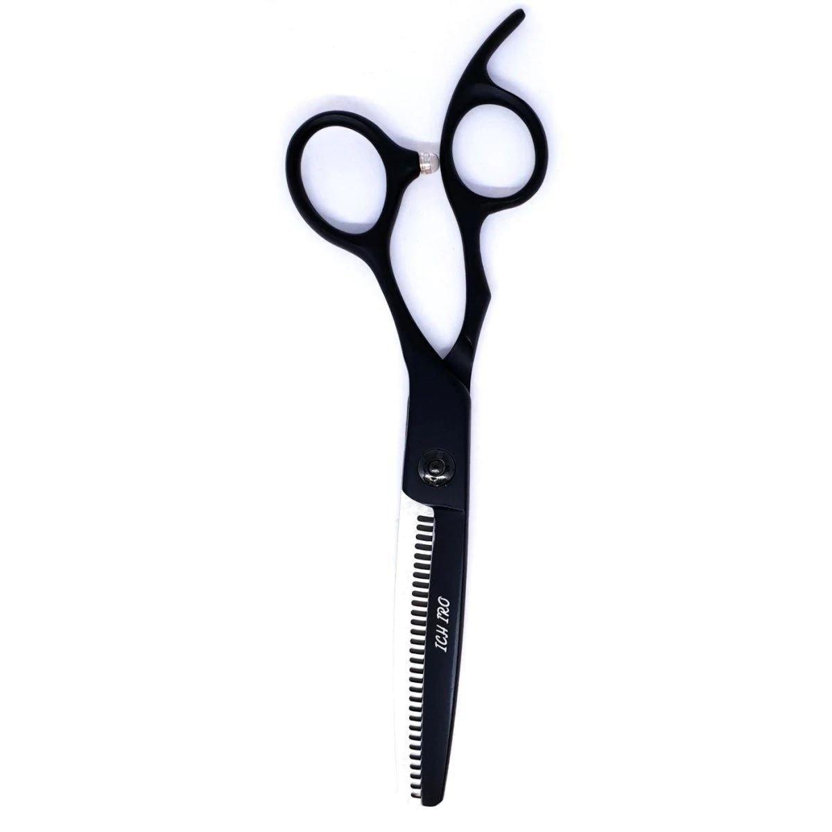 Ichiro Matte Black Professional Thinning Scissors - Scissor Hub Australia