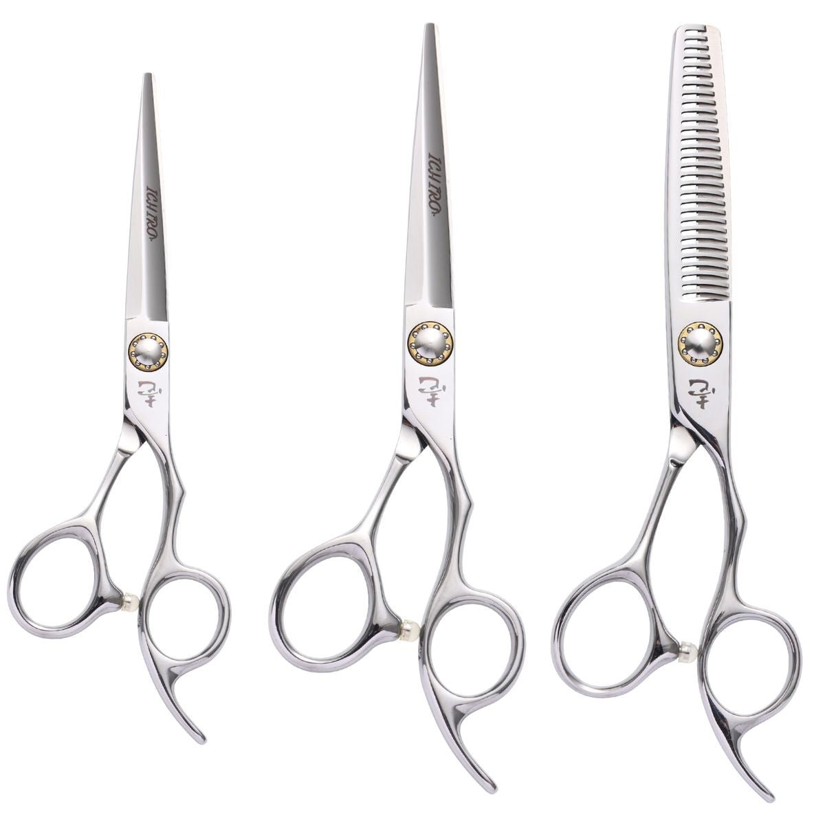 Ichiro Offset Master 3 Piece Hair Cutting Scissor Set - Scissor Hub Australia