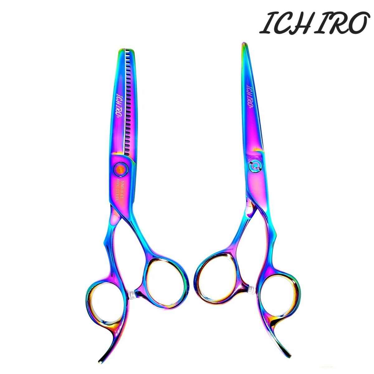 Ichiro Rainbow Hairdressing Scissor Set - Scissor Hub Australia