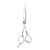 Ichiro Rose Lefty Hair Cutting Scissor - Scissor Hub Australia