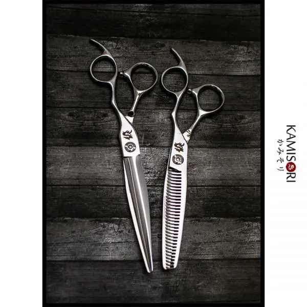 Kamisori Sword Haircutting & Thinning Shear Set - Scissor Hub Australia