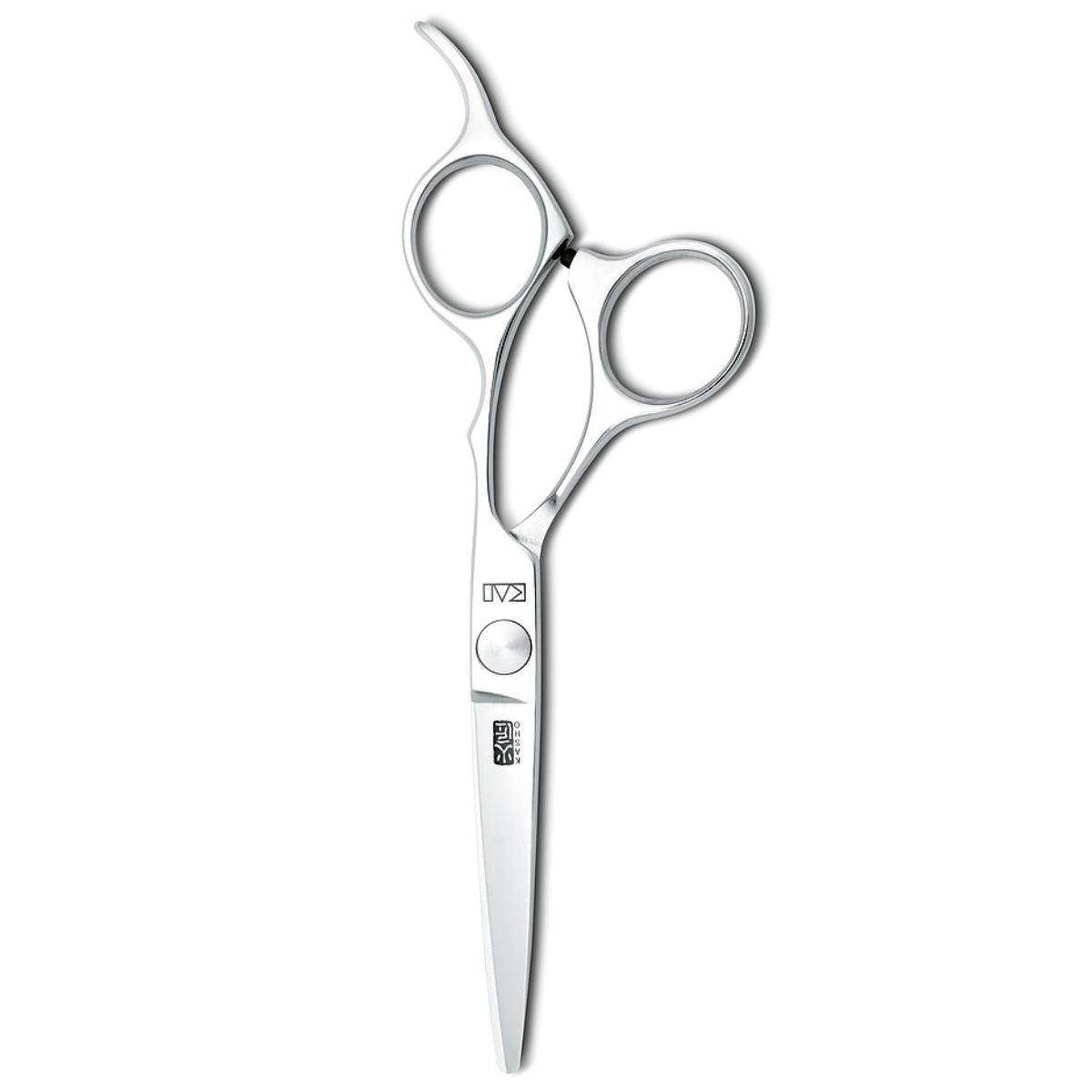 Kasho Chrome Offset Hair Cutting Scissors - Scissor Hub Australia