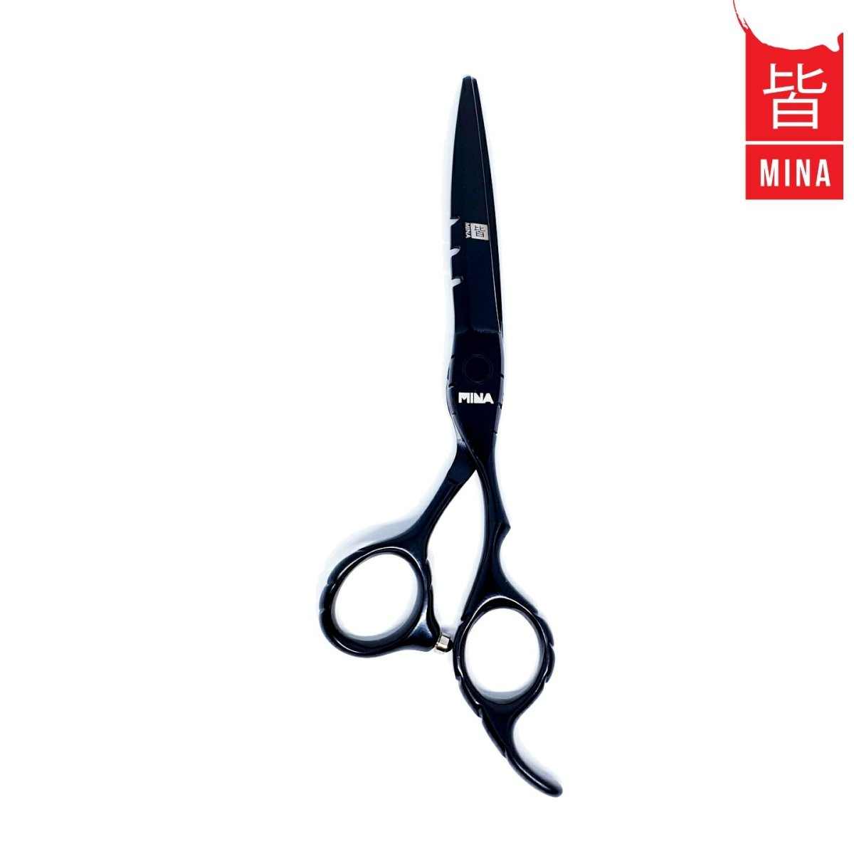 Mina Matte Black Hair Cutting Scissors