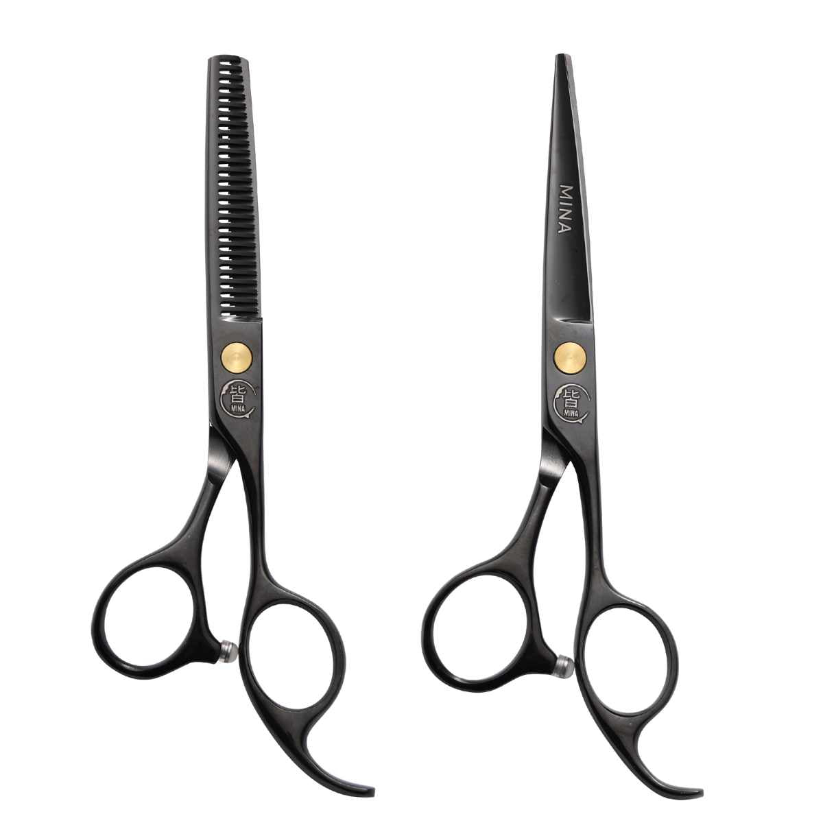 Mina Black Diamond Hair Scissor Set - Scissor Hub Australia