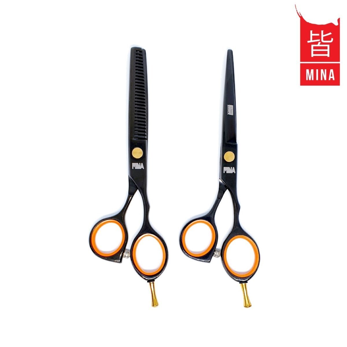Mina Kuro Cutting & Thinning Hair Scissor Set